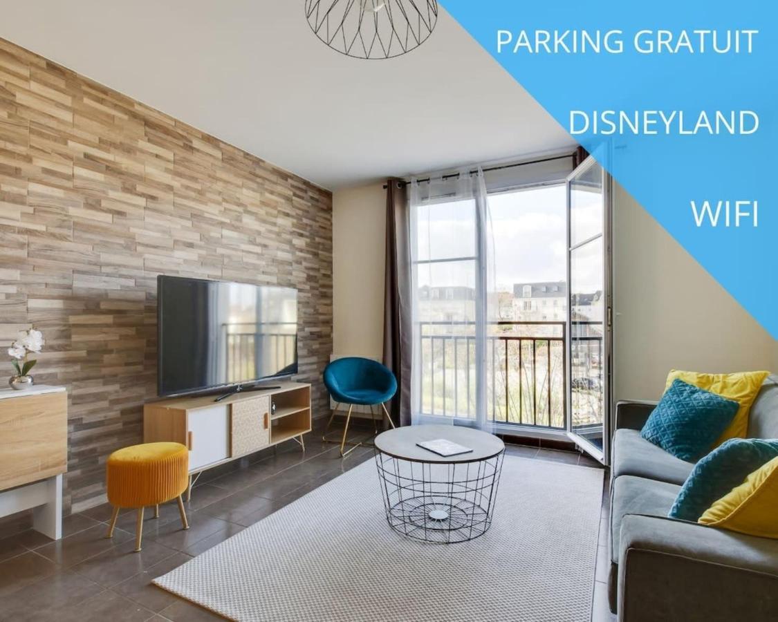 Appart Cosy Quartier Calme Hyper Centre Parking Magny-le-Hongre Exterior foto